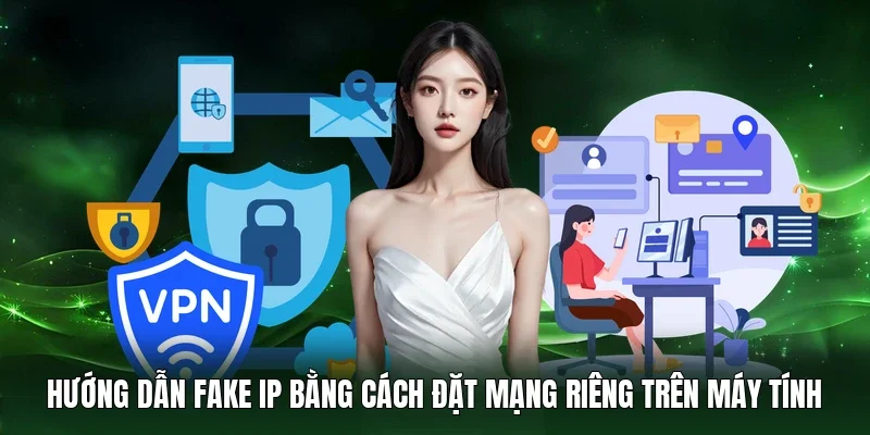 Hướng dẫn Fake IP bằng cách đặt mạng riêng trên máy tính